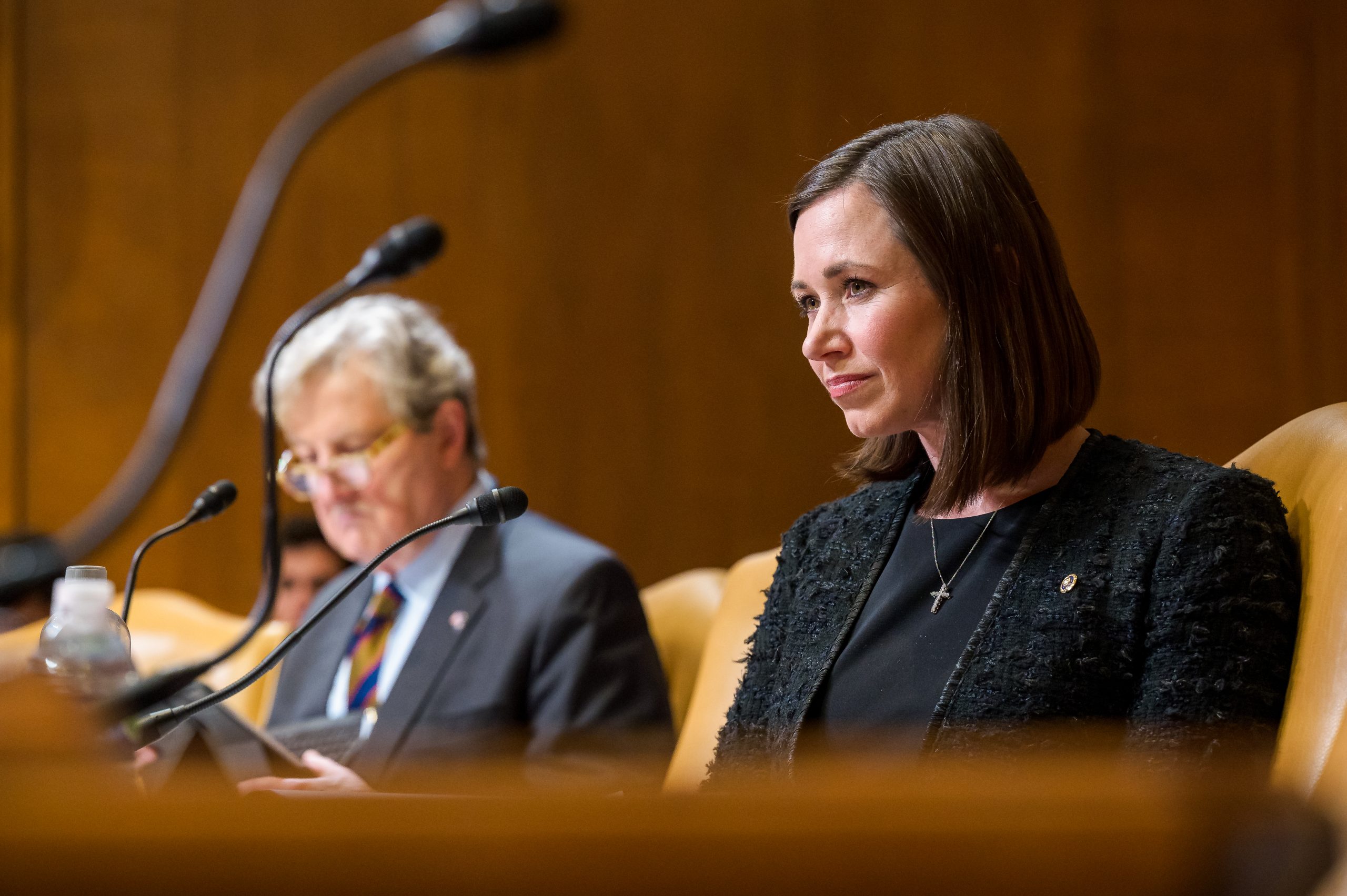 032823-DJ4-237 Hearings to examine proposed budget estimates and justification for fiscal year 2024 for the Department of Justice. (Official U.S. Senate photo by David Rogowski)